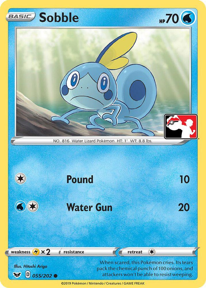 Sobble (Library Exclusive) 055 - Reverse Holofoil Miscellaneous Cards & Products - Common