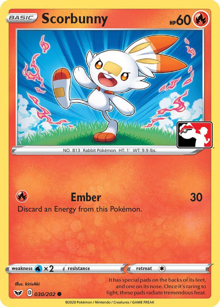 Scorbunny (Library Exclusive) 031 - Reverse Holofoil Miscellaneous Cards & Products - Common