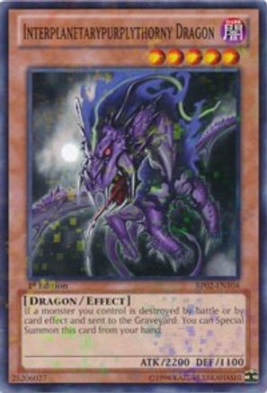 Interplanetarypurplythorny Dragon [BP02-EN104] Mosaic Rare
