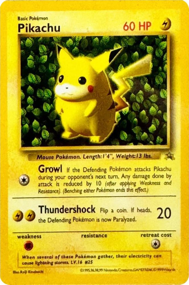 Pikachu(Corocoro Grey Star) 000 WoTC Promo - Promo