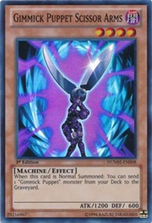 Gimmick Puppet Scissor Arms [NUMH-EN008] Super Rare