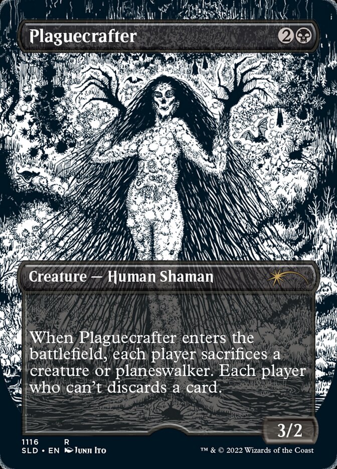 Plaguecrafter (Borderless Etched Foil) [Secret Lair Drop Series]