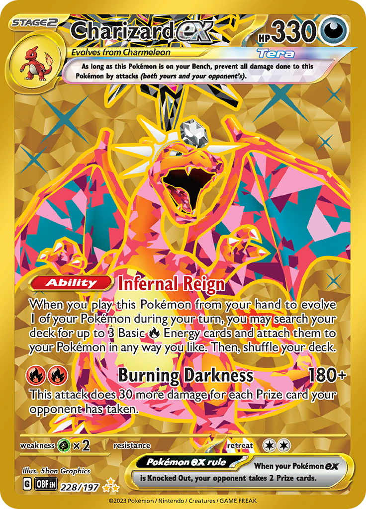 Charizard ex (228/197) [Scarlet & Violet: Obsidian Flames]