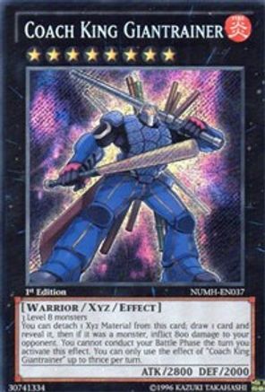 Coach King Giantrainer [NUMH-EN037] Secret Rare