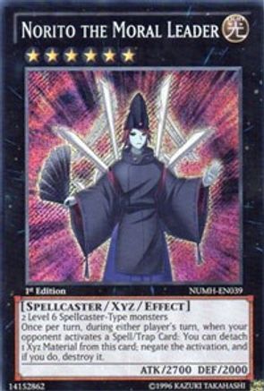 Norito the Moral Leader [NUMH-EN039] Secret Rare