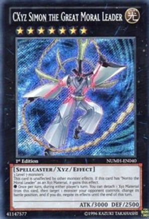 CXyz Simon the Great Moral Leader [NUMH-EN040] Secret Rare