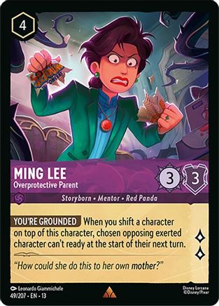 Ming Lee - Overprotective Parent (49/204) - Attack of the Vine Cold Foil