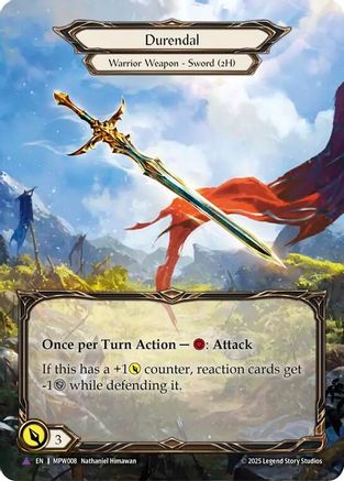 Durendal (Marvel) (MPW008) - Mastery Pack Warrior Cold Foil