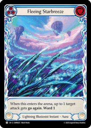 Fleeing Starbreeze (Extended Art) (OMN037) - Omens of the Third Age Cold Foil