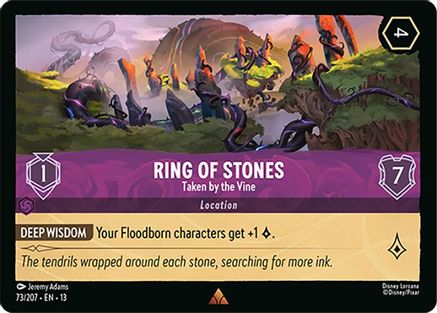 Ring of Stones - Taken by the Vine (73/204) - Attack of the Vine Cold Foil
