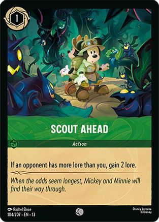 Scout Ahead (104/204) - Attack of the Vine Cold Foil