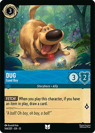 Dug - Good Boy (144/204) - Attack of the Vine Cold Foil