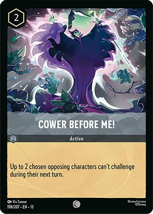 Cower Before Me! (198/204) - Attack of the Vine Cold Foil