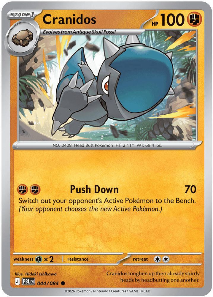 Cranidos 044 ME05 Pitch Black - Common