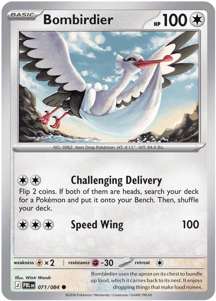 Bombirdier 071 - Reverse Holofoil ME05 Pitch Black - Common