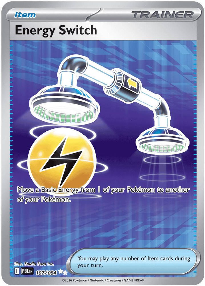 Energy Switch 107 - Holofoil ME05 Pitch Black - Ultra Rare