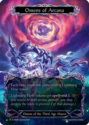 Omens of Arcana (Marvel) - FAB467 (FAB467) - Flesh and Blood: Promo Cards Cold Foil