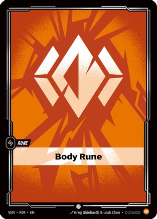 Body Rune (R04) - Vendetta  (Riftbound TCG)