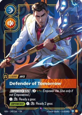 Jayce - Defender of Tomorrow (149/166) - Vendetta Foil (Riftbound TCG)