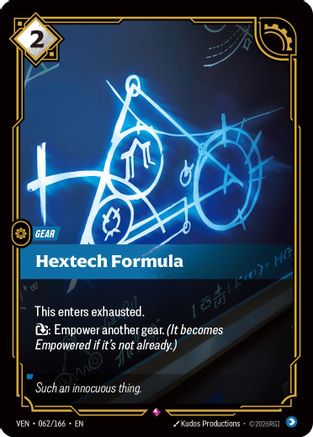 Hextech Formula (062/166) - Vendetta Foil (Riftbound TCG)