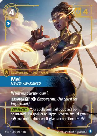 Mel - Newly Awakened (069/166) - Vendetta Foil (Riftbound TCG)