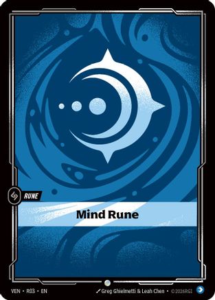 Mind Rune (R03) - Vendetta  (Riftbound TCG)