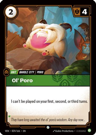 Ol' Poro (029/166) - Vendetta Foil (Riftbound TCG)