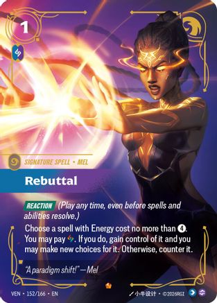 Rebuttal (152/166) - Vendetta Foil (Riftbound TCG)