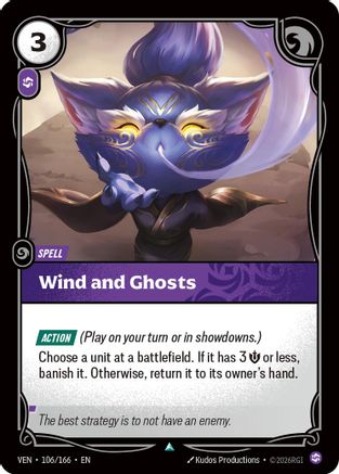 Wind and Ghosts (106/166) - Vendetta  (Riftbound TCG)