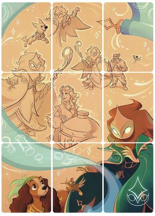 Archazia's Island Puzzle Insert (Set of 9) (Version 2 of 2)  - Archazias Island
