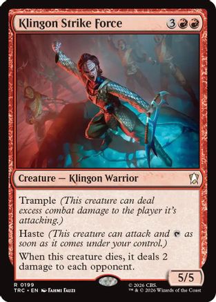 Klingon Strike Force (TRC-199) - Commander: Star Trek