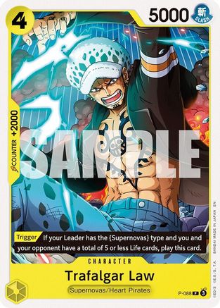 Trafalgar Law (P-088) - Starter Deck 36: YELLOW Eustass"Captain"Kid