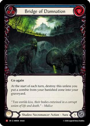 Bridge of Damnation (Blue) (IAR058) - Usurp the Shadow Throne Rainbow Foil