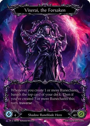 Viserai, the Forsaken (Marvel) (IAR106) - Usurp the Shadow Throne Cold Foil