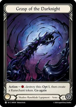 Grasp of the Darknight (Extended Art) (IAR109) - Usurp the Shadow Throne Cold Foil