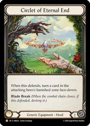 Circlet of Eternal End (IAR223) - Usurp the Shadow Throne Cold Foil