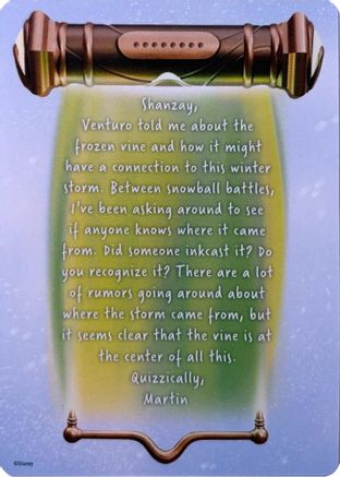 Winterspell Lore Card (8 of 9)  - Winterspell