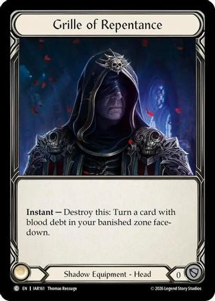 Grille of Repentance (IAR161) - Pre-release - Usurp the Shadow Throne Cold Foil