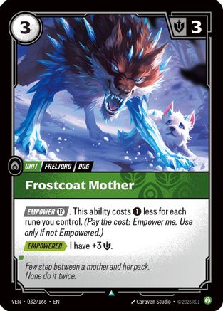Frostcoat Mother (032/166) - Vendetta  (Riftbound TCG)