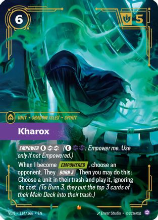 Kharox (114/166) - Vendetta Foil (Riftbound TCG)