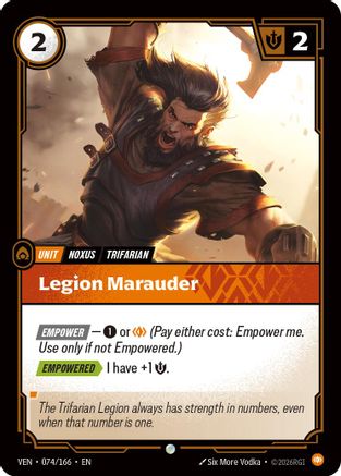 Legion Marauder (074/166) - Vendetta  (Riftbound TCG)