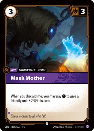 Mask Mother (094/166) - Vendetta Foil (Riftbound TCG)