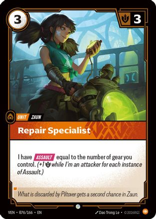 Repair Specialist (076/166) - Vendetta  (Riftbound TCG)