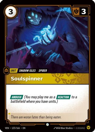 Soulspinner (123/166) - Vendetta Foil (Riftbound TCG)