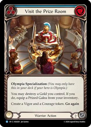 Visit the Prize Room (AOL028) - Armory Deck: Olympia, Prized Fighter