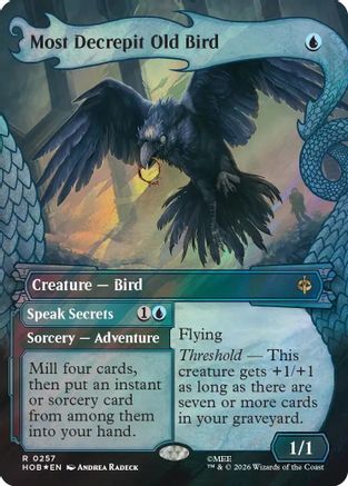 Most Decrepit Old Bird (Showcase) (Surge Foil) (HOB-257) - The Hobbit Foil
