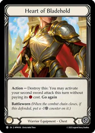 Heart of Bladehold (MPW018) - Mastery Pack Warrior Cold Foil