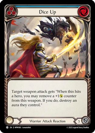 Dice Up (Blue) (MPW083) - Mastery Pack Warrior