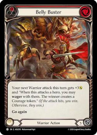 Belly Buster (Red) (AOL010) - Armory Deck: Olympia, Prized Fighter