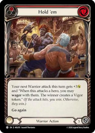 Hold 'em (Red) (AOL015) - Armory Deck: Olympia, Prized Fighter